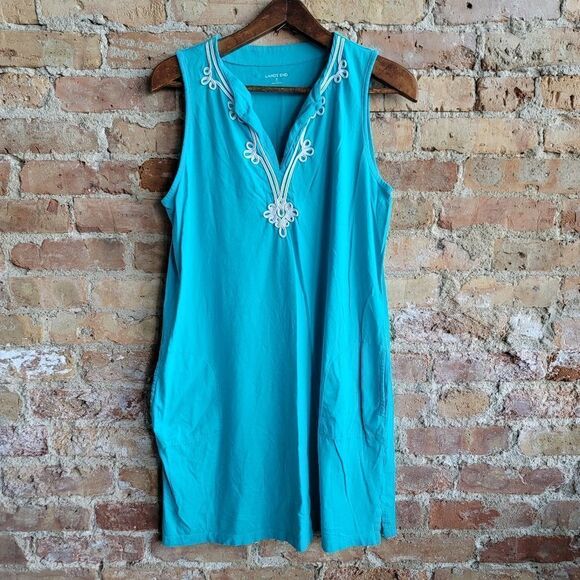 LANDS End Sleeveless Dress - Picture 1 of 4
